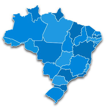 Mapa do Brasil - CNP - Congresso Nacional de Psicologia