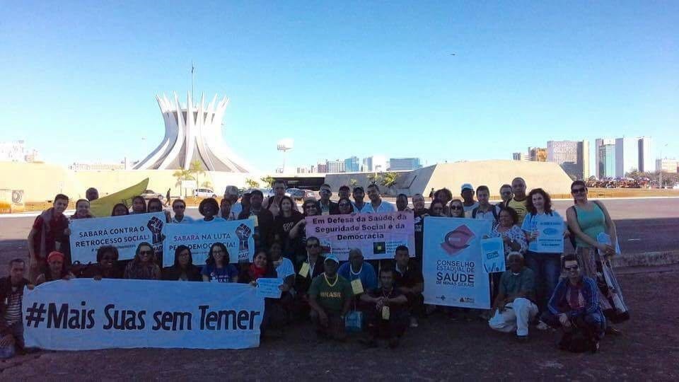 CRP-MG participa da Marcha da Saúde, em Brasília