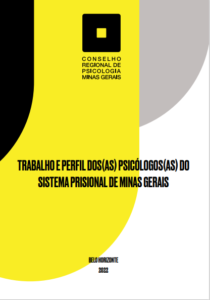 Capa do livro Trabalho e Perfil dos(as) Psicólogos(os) do Sistema Prisional de Minas Gerais