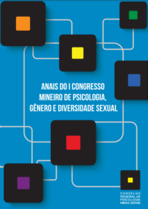 Capa do livro Anais do I Congresso Mineiro de Psicologia, Gênero e Diversidade Sexual